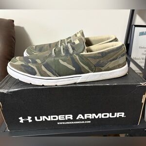Rare Men’s Under Armour Street Encounter Slip On Camo Size 12